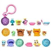 Littlest Pet Shop Teensies Intro Pack Series 2 - Clubhouse, Backyard, Beach, and Garden Pets