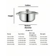 thumbnail image 7 of REZJSWFSMMJ 10pcs Luxury Stainless Steel Induction Cookware Set, Non-Stick Stainless Steel Pots With Lids In 5 Sizes (6.3" - 7" - 7.9" - 8.6" - 9.4"), 7 of 7