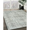 thumbnail image 3 of Ahgly Company Machine Washable Indoor Square Traditional Grey Gray Area Rugs, 4' Square, 3 of 7