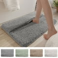 thumbnail image 1 of JilgTeok 2 Packs Bathroom Rugs for Back of Foot Rubbing Thick Soft and Non-Slip Full Wrap Imitation lambswool Bath Mats Water Absorbent Quick Dry Machine Washable Bath Rug for Bathroom Shower Tub, 1 of 8