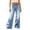 Light Blue, variant on Vivianyo HD Women's High Waist Wide Leg Jeans, Vertical Seam Dark Multi-Button Wash Denim Pants with Pockets, Women's Black,Blue,Light Blue, Sizes S-2XL
