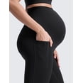 thumbnail image 4 of CRZ YOGA Butterluxe Maternity Leggings Pockets 25" Soft Workout Active Yoga Pregnancy Womens Pants, 4 of 6