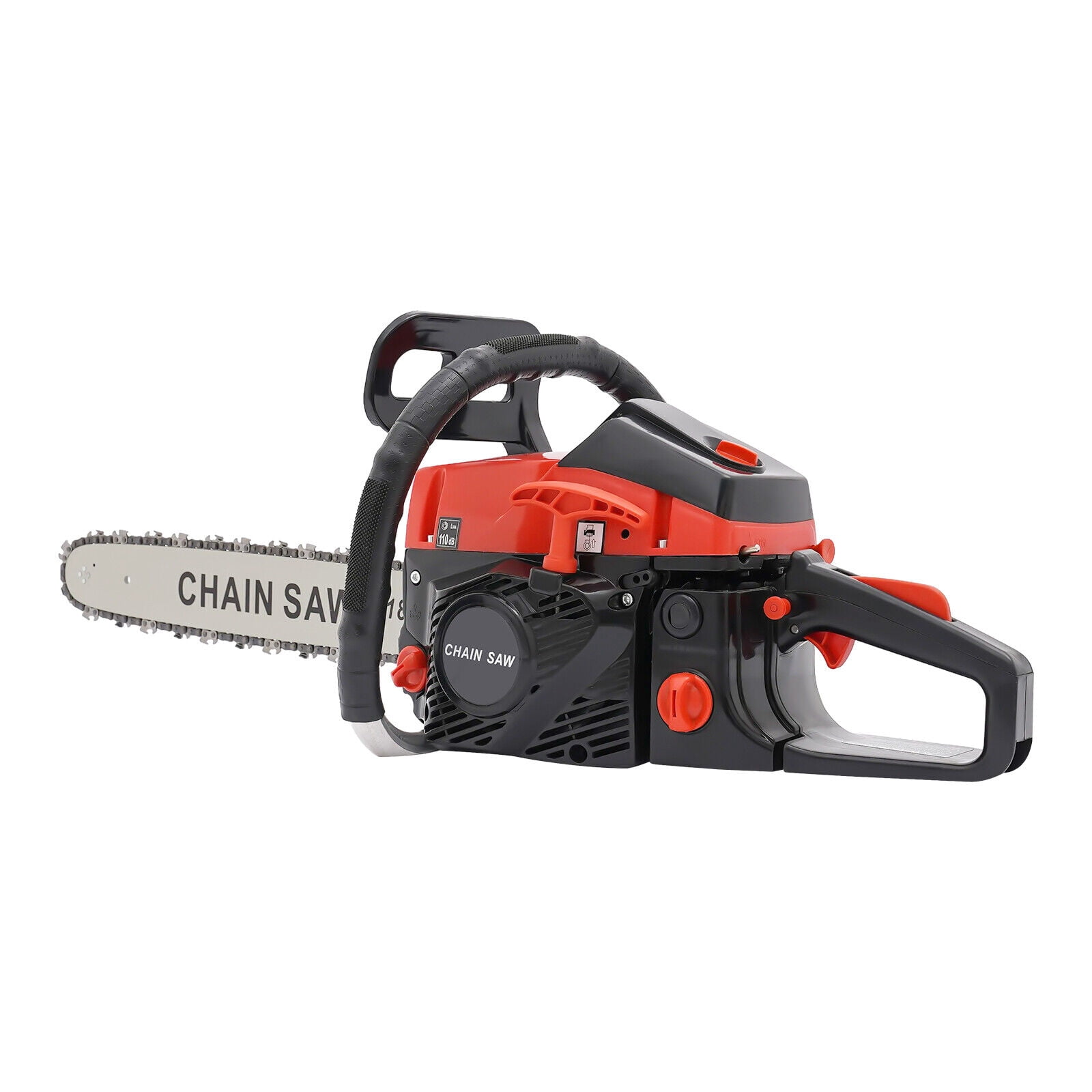 ToppiJoy 2200W 58CC Chainsaw 18 inch Gas Powered,2800-11000rpm Handheld Cordless Gasoline Chain Saws 2-Stroke, Chainsaw for Trees Wood Forest Cutting