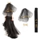 thumbnail image 4 of Bride To Be Faja De Satén, Decoración Bride To Be Regalos Exquisito Encuadernación Clásica Negra Brillante Bride To Be Crown Para Noches De Despedida De Soltera Para Despedida, 4 of 7