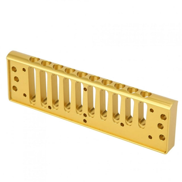 Lightweight, Bruschinger, High Strength, Aluminum Alloy, Practical, 10-Hole Harmonica, For Special20