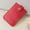 Red, variant on Fashion Women PU Leather Laminated Concealed 5 Card Pockets Pull-out Type Business Card Case PU Leather Purses Mini Card Wallet ID Card Holder BLACK