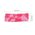 thumbnail image 4 of Unique Bargains 1 Pc Tie-Dye Headband for Yoga Pink, 4 of 6