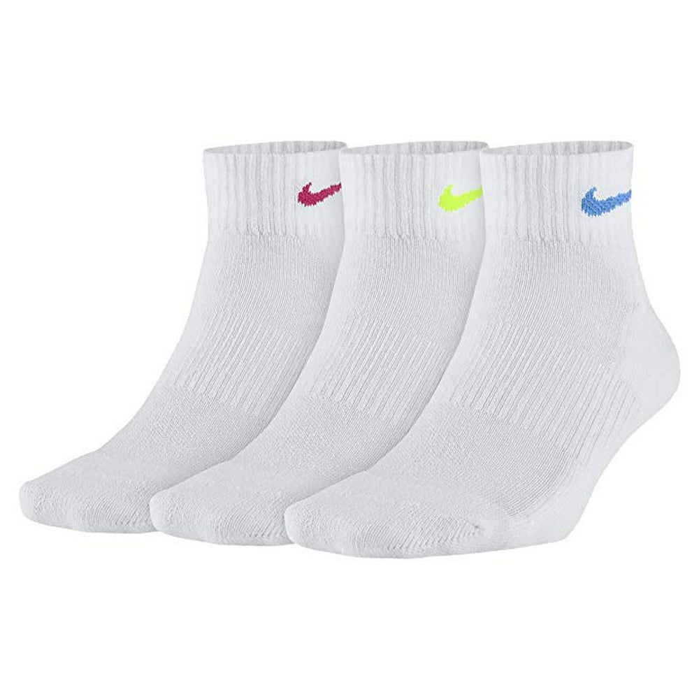 Nike - Nike Women's Everyday Cushion Ankle Sock, 3 Pair, Multi-Color ...