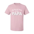 thumbnail image 2 of Wild Bobby My Favorite People Call Me PAPA Father's Day Men Graphic Tee, Light Pink, 4X-Large, 2 of 5