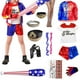 thumbnail image 2 of Disfraz de Quinn para niñas con chaqueta de Harley, camiseta y pantalones cortos, kit de disfraz de carnaval para escuadrón infantil, disfraz de cumpleaños, cosplay, disfraz de Halloween, 2 of 5