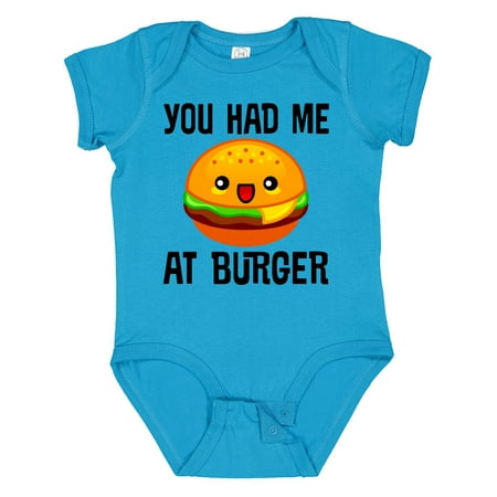 

Inktastic You Had Me at Burger Gift Baby Boy or Baby Girl Bodysuit