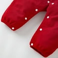 thumbnail image 4 of Gubotare Boys Long Sleeve Bodysuits for Casual Winter Christmas Day Baby Rompers (Red,9-12 Months), 4 of 5