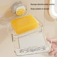 thumbnail image 3 of Shoreew Suction Cup Soap Dish with Drain Holes Strong Load-bearing Easy to Install Wall Mounted Shower Soap Tray Soap Caddy, 3 of 7
