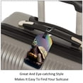 thumbnail image 3 of Square 2Pack PU Leather Sea Turtle Cruise Luggage Tag with Privacy Cover and Name ID Tag for Travel Handbags Backpacks Luggage Tags, 3 of 6