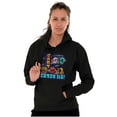 thumbnail image 3 of Airbrushed PACMAN Can't Catch Me Unisex Plus Size Hoodie Brisco Brands 5X, 3 of 5