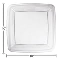 thumbnail image 2 of Form & Function Banquet Plastic Plate, Square, 10.25" , 8 Ct, 2 of 2