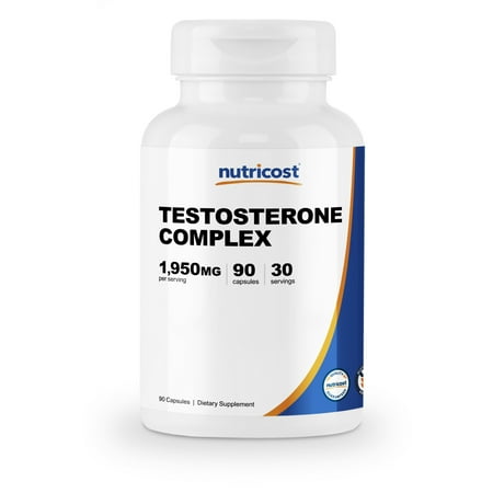 Nutricost Testosterone Complex (90 Capsules) - 1950mg Per