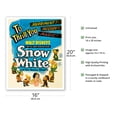 thumbnail image 2 of Walt Disney’s Snow White and the Seven Dwarfs - To Thrill You Merriment! Melody! Magic! - Vintage Film Movie Poster c.1937 - Fine Art Matte Paper Print (Unframed) 16x20in, 2 of 4