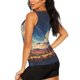 thumbnail image 3 of Balery Western Desert Cloud Cowboy Camiseta sin mangas estampada ligera para mujer, tops de entrenamiento sin mangas, camisetas de yoga transpirables de secado rápido.-XX-Large, 3 of 7