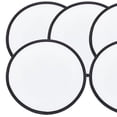thumbnail image 7 of Byfri 10 Pack White Round Foldable Flying Disc Hand Fans Japanese Style Fans for Weddings Home Decor 25cm, 7 of 7