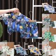 thumbnail image 5 of Tkrady Toddler Boys Clothes Spring Summer New Lapel Breathable Cool Print Casual Short Sleeve T Shirt Tops Shorts 2 Piece Set, Sizes 1-6 Years, 5 of 5