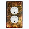 thumbnail image 1 of Metal Light Switch Plate Cover Cafe Diner Coffee Sign Brown COF024, 1 of 13