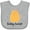 AC-Heather Grey, variant on Inktastic Kitty Lover Orange Tabby Cat Girls Baby Bib