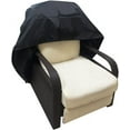 thumbnail image 2 of ATR ART to REAL Patio Protective Recliner Cover,Outdoor Chair Covers Waterproof,Black, 2 of 8