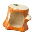 thumbnail image 2 of Ceramic Hamster House, hábitat de hámster, al aire libre, verano, hámster cabaña cueva de animales pequeños para ratas ratón chinchilla ardilla hurón M, 2 of 8