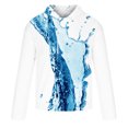 thumbnail image 4 of Sudadera informal con estampado de degradado y media cremallera para hombre Pompotops  oipoqjl52304, 4 of 5
