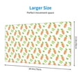 thumbnail image 2 of Pofeuu Vegan Fruit Carrot Print Mouse Pad,Rubber, Multipurpose Comfortable Waterproof Mousepad Desk Mat for Gamer Office Home, 2 of 8