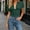 Bronze, variant on Women Crew Neck Loose Fitted Space Dye Fringe Sweater Long Sleeve Pullover Top for Fall Winter Casual Wear
