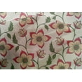 thumbnail image 4 of oneOone Cotton Silk White Fabric Leaves & Flower Floral Fabric For Sewing Printed Crafts Fabric By The Yards 42 Inches Wide, 4 of 4