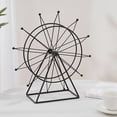 thumbnail image 5 of Iron Ferris Wheel Art Model Modern Home Creative Desktop Decorations Rotating Ferris Wheel Decorative Ornament Black Large Size, 5 of 9