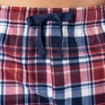 thumbnail image 2 of Pantalón de Pijama para Hombre IZOD de Microforro Suedeado en Franela Roja a Cuadros Talla M, 2 of 4