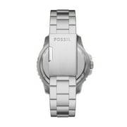 Fossil Mens Fossil Blue GMT, Stainless Steel Watch