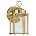 thumbnail image 4 of Sea Gull Lighting 8592 New Castle 1 Light Outdoor Lantern Wall Sconce, 4 of 7