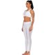 thumbnail image 4 of Conjunto de yoga para mujer 2 piezas Chaleco casual Leggings Fitness Ropa deportiva Traje (Blanco M) Ndcxsfigh Nuevos Originales, 4 of 7