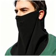 thumbnail image 2 of QSAWXQZ Unisex Sun Protection Face Cover Ear Loop Breathable Lightweight Neck Gaiter Free Size, 2 of 5