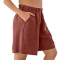 thumbnail image 2 of Certgust Running Shorts for Women Shorts for Women High Waisted Wide Leg with Pocket Oversized Loose Fit Womens Shorts, 2 of 4