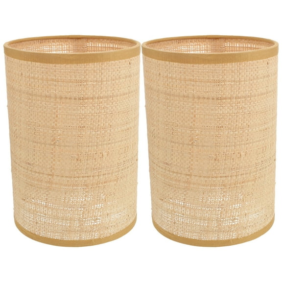 ADDHAT Decorative Lamp Shades Khaki 2Pcs 8.1X5.5In