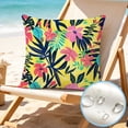 thumbnail image 2 of Btomtd Floral Fruit Throw Pillow Covers 18 x 18 Inch, Outdoor Waterproof Summer Pillow Case, Couch Pillow Covers for Courtyard Balcony Seat, H, 2 of 6