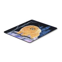 Carolines Treasures SS8396MP Starry Night Pomeranian Mouse Pad Hot Pad or Trivet Large multicolor