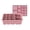 Pink, variant on 13 Slot Silicone Ice Cube Tray for Freezer, Easy Release Square Ice Mold, Rubber Tray Shapes for Coffee, Cube for Bourbon Spirits