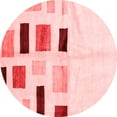 thumbnail image 1 of Ahgly Company Indoor Round Solid Red Modern Area Rugs, 7' Round, 1 of 4