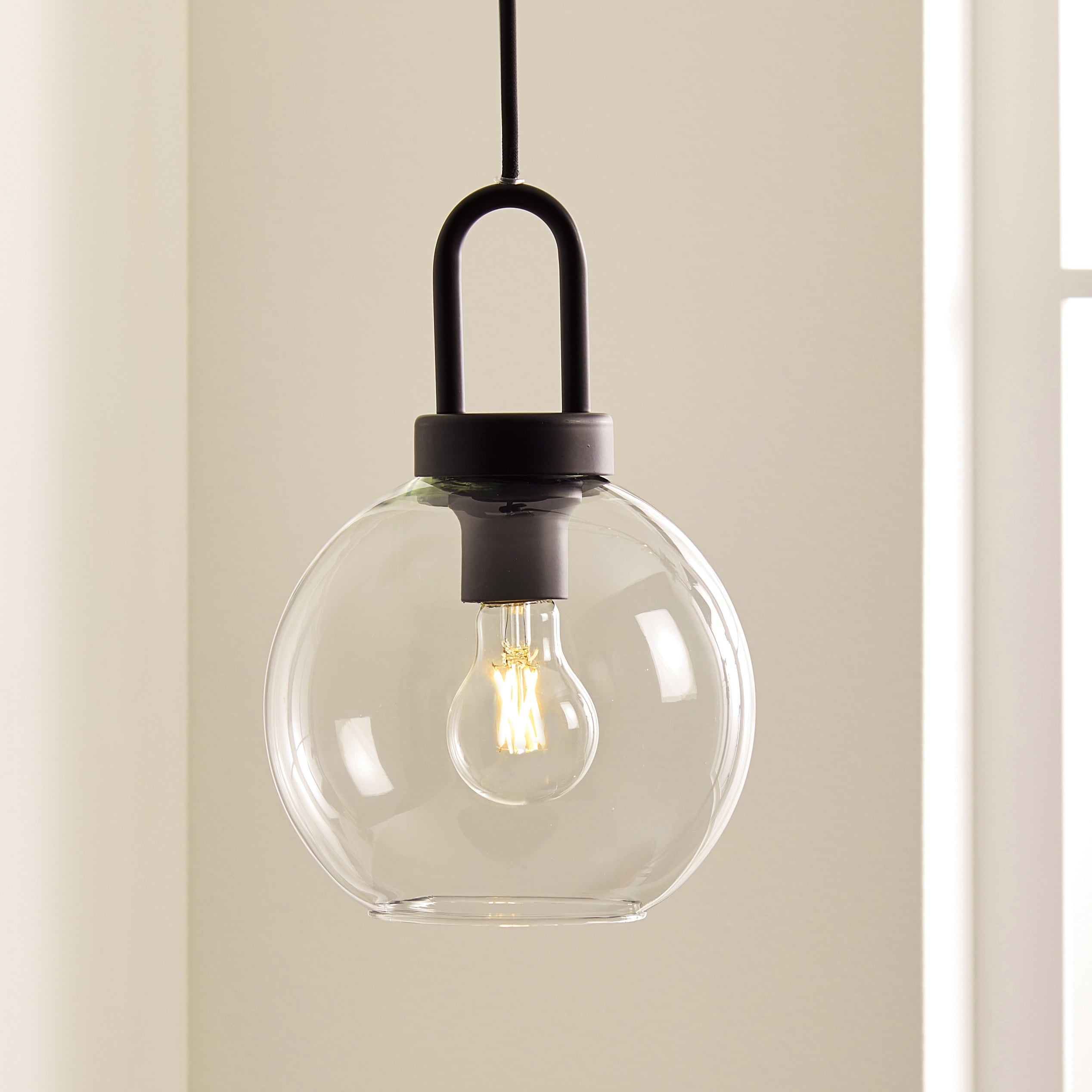 Better Homes & Gardens A15 LED Light Bulbs, E26 Medium Base, 40W Equivalent, Clear Glass, Soft White 2700K, Dimmable, 2-Pack