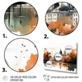 thumbnail image 3 of DESIGN ART Designart "Brown And Orange Urban Rhythms" City Art Deco Wall Decor 32 in. wide x 16 in. high, 3 of 5