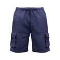 thumbnail image 4 of Axiiglly Cargo Shorts for Men Casual Loose Workout Shorts with Pockets Solid Color Summer Outdoor Shorts S-2XL, 4 of 5