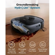 eufy Robot Vacuum Omni E28, HydroJet System , Portable Deep Cleaner, Turbo Suction, DuoSpiral™ Detangle Brushes, CornerRover™ Arm