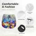 thumbnail image 4 of Daiia Spring Flower Seasonal Pattern Women's 2 in 1 Running Shorts - Lightweight Athletic Workout Gym Yoga Shorts Liner with Phone Pockets-Large, 4 of 7